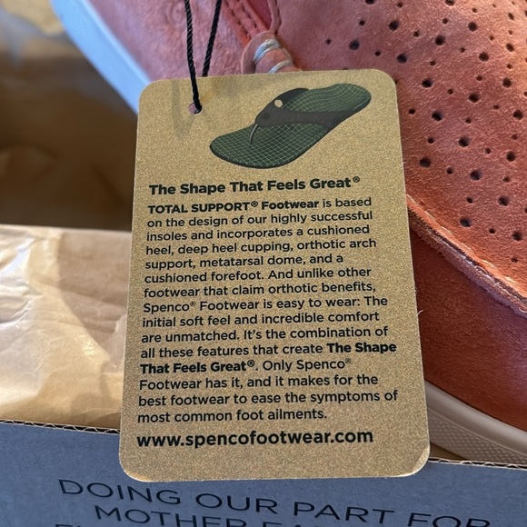 Spenco Women's St. Maarten Mule, Brick, 8.5 Wide new in box - Picture 4 of 6